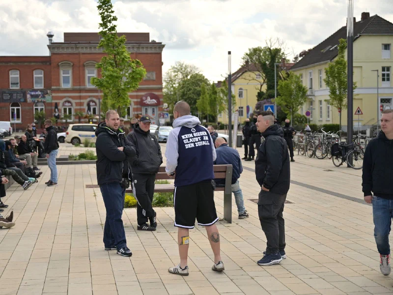 Aufmarschversuch von Neonazis in Bremen