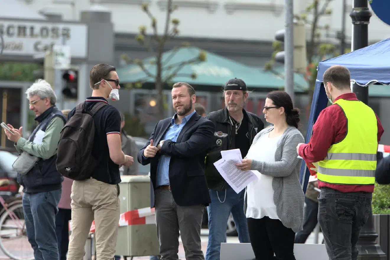 Auch Mirko Danner vom Kreisverband Wilhelmshaven hat sich in Jever blicken lassen.