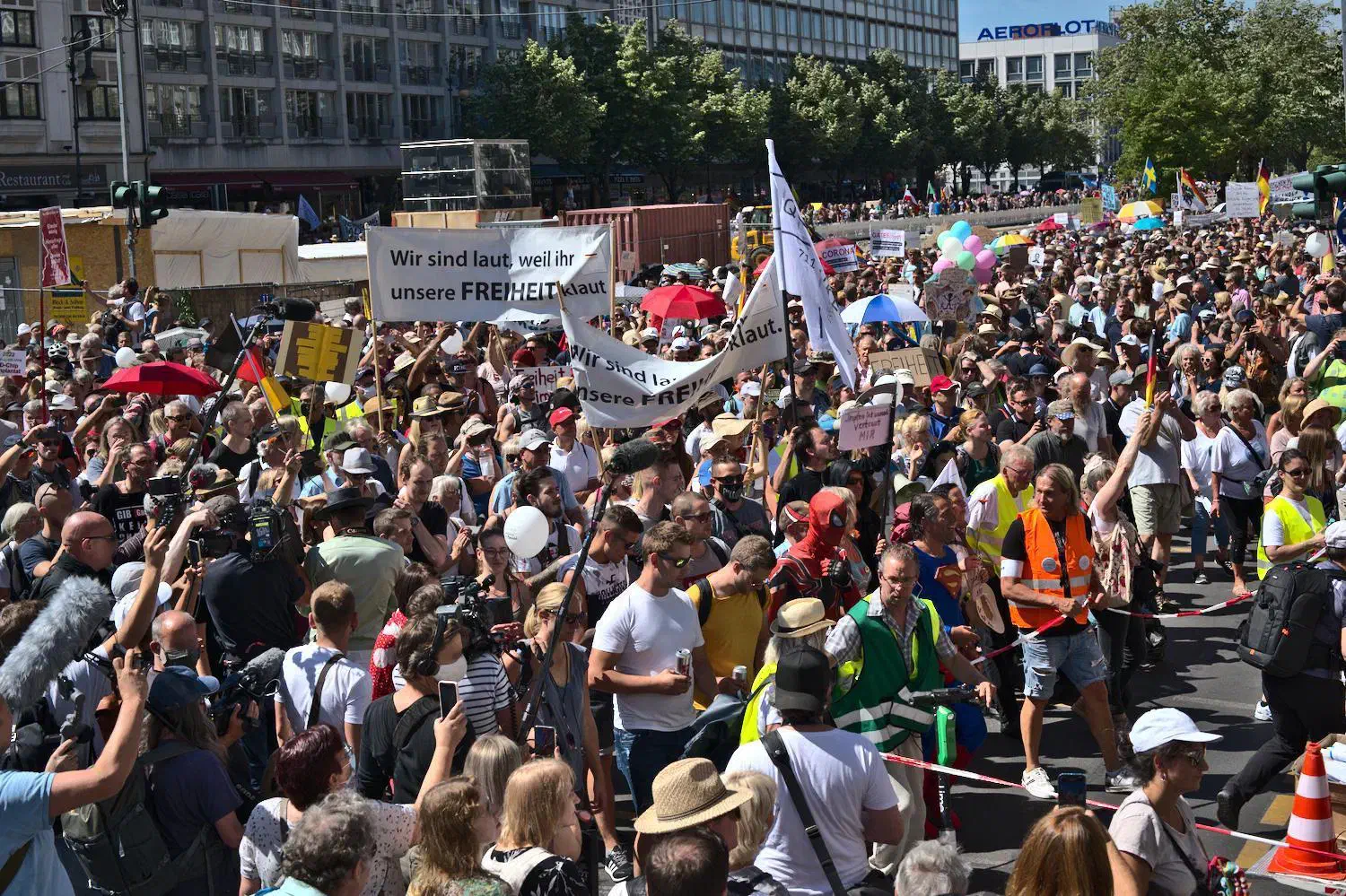Pandemieleugner*innen in Berlin