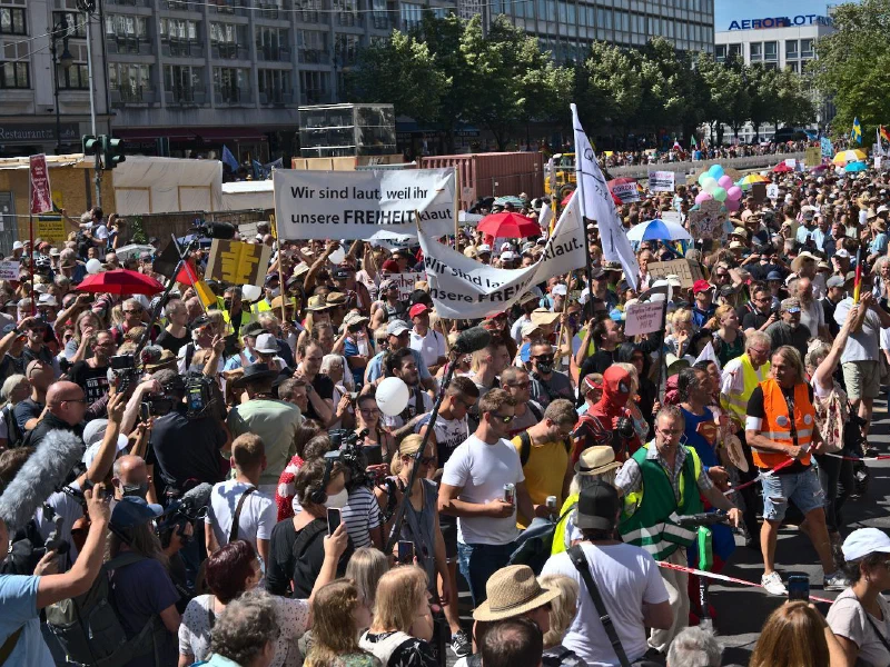 Pandemieleugner*innen in Berlin