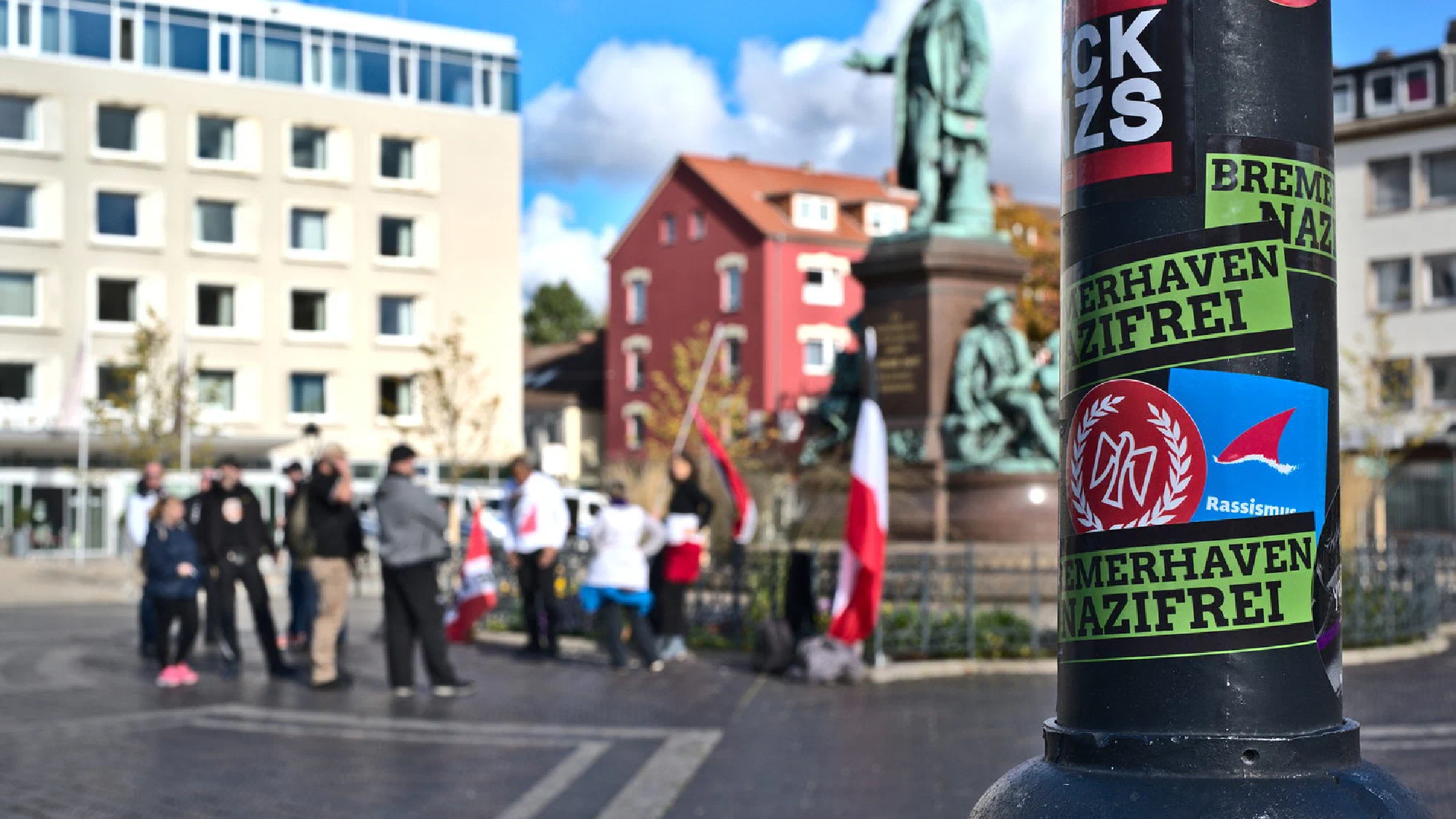 Kundgebung der NPD in Bremerhaven