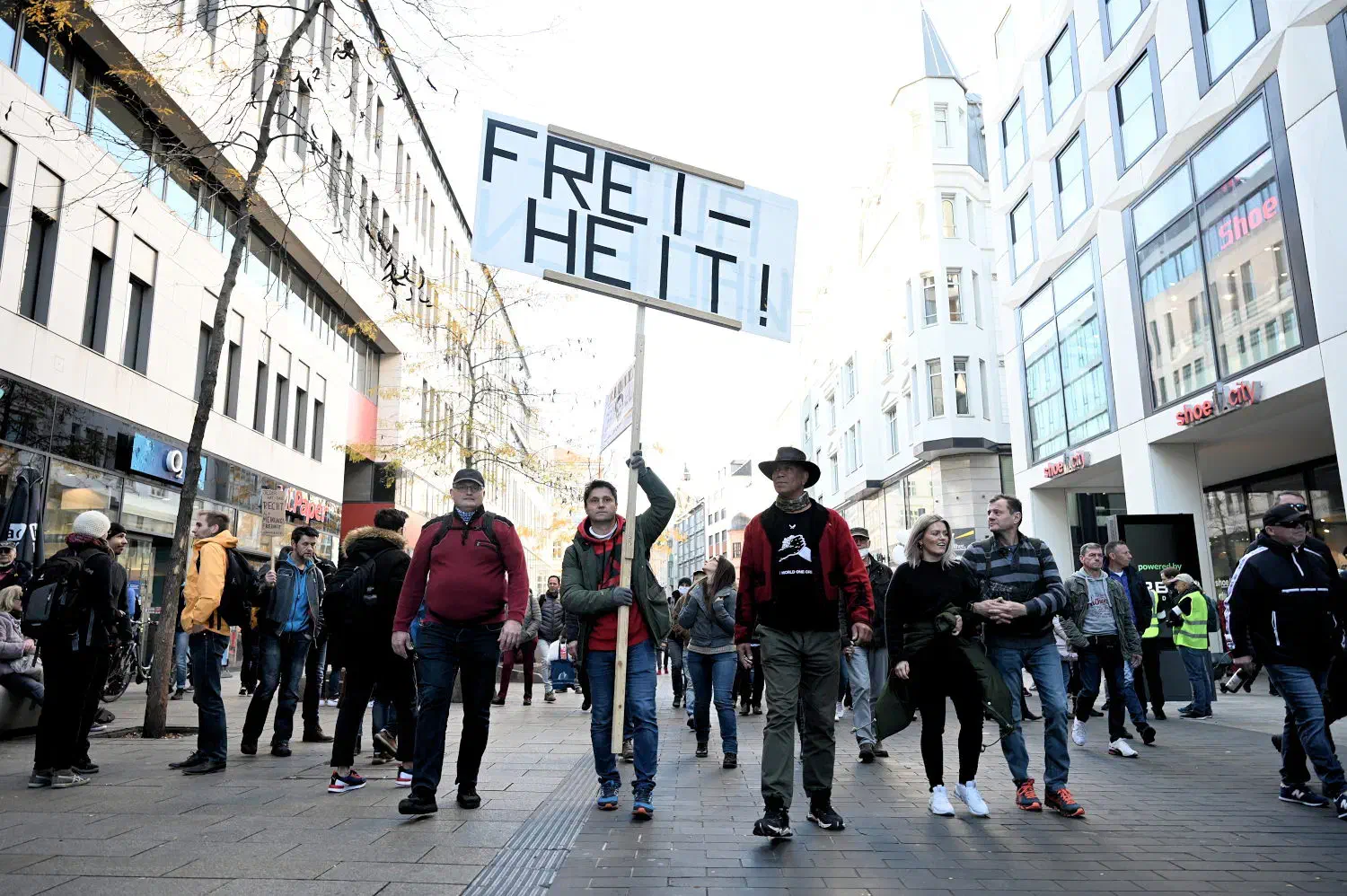 Demonstration von Querdenken in Leipzig