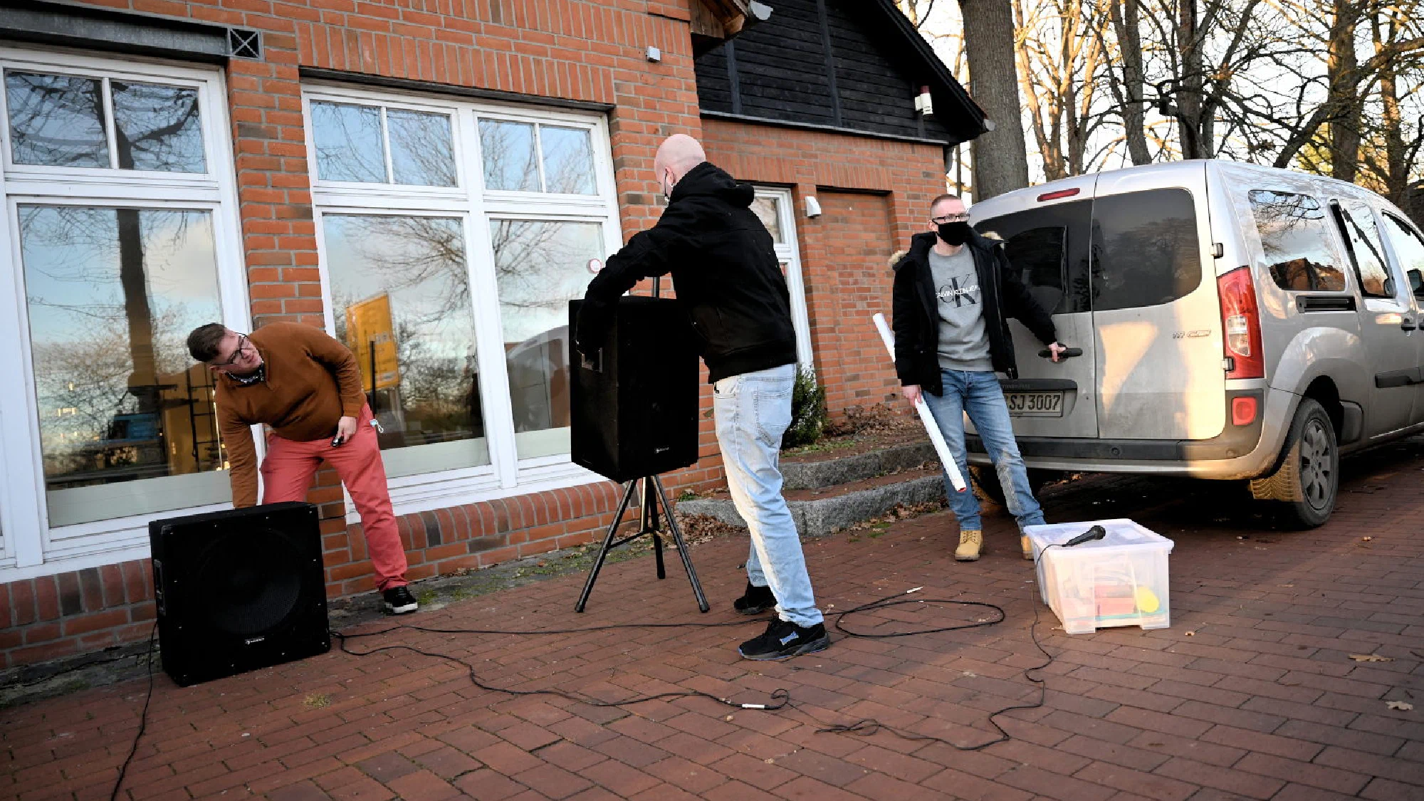 Kundgebung der neonazistischen NPD/JN in Eschede