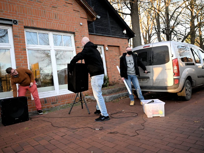 Kundgebung der neonazistischen NPD/JN in Eschede