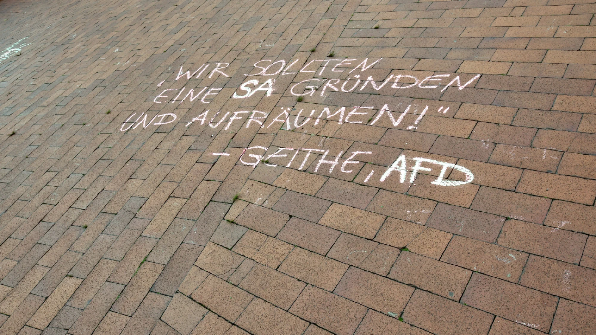 Kundgebung der AfD in Osnabrück