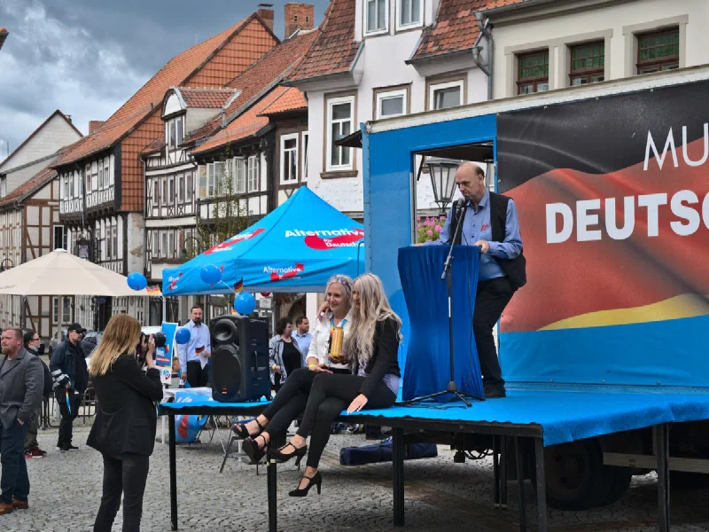 AfD-Kundgebung in Helmstedt