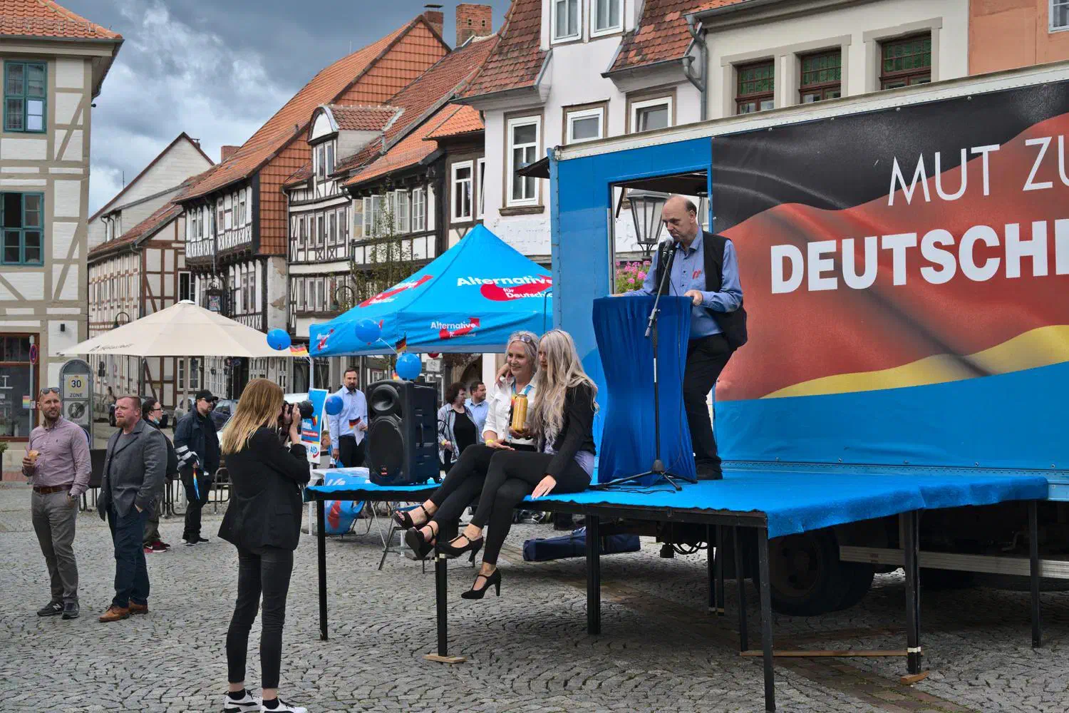 AfD-Kundgebung in Helmstedt