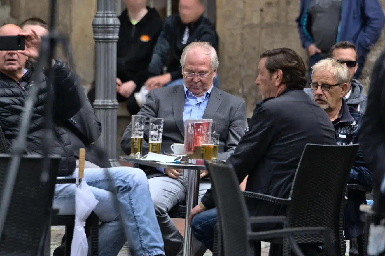 Der Landratskandidat Jozef Rakicky sollte an diesem Tag auch noch eine Rede halten.