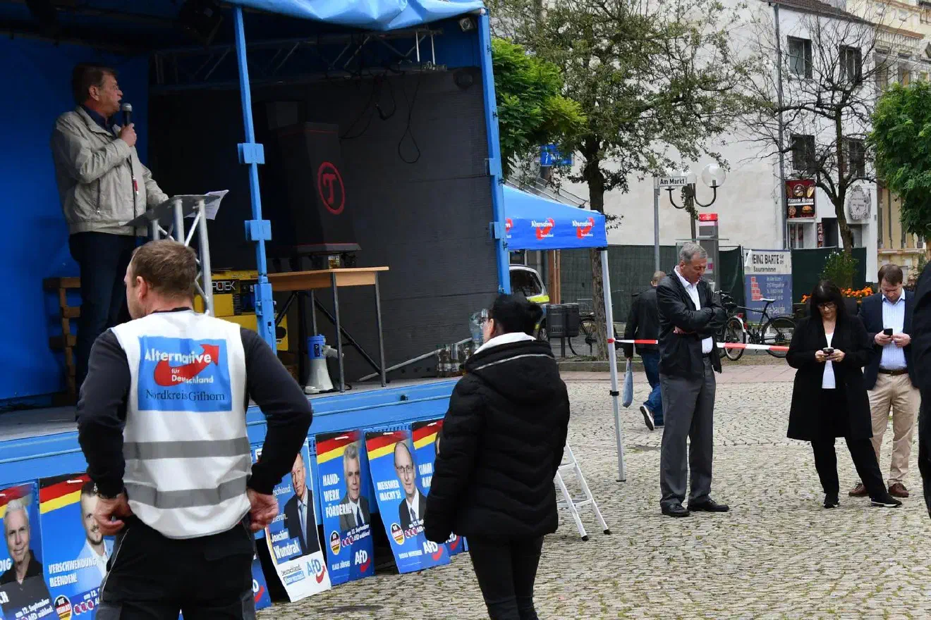 Das Interesse der Redner:innen an der Veranstaltung schien sich allerdings in Grenzen zu halten.