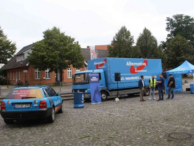 "Weit entfernt vom 21. Jahrhundert..." - 04.09.2021: Kundgebung der JA Niedersachsen in Bersenbrück