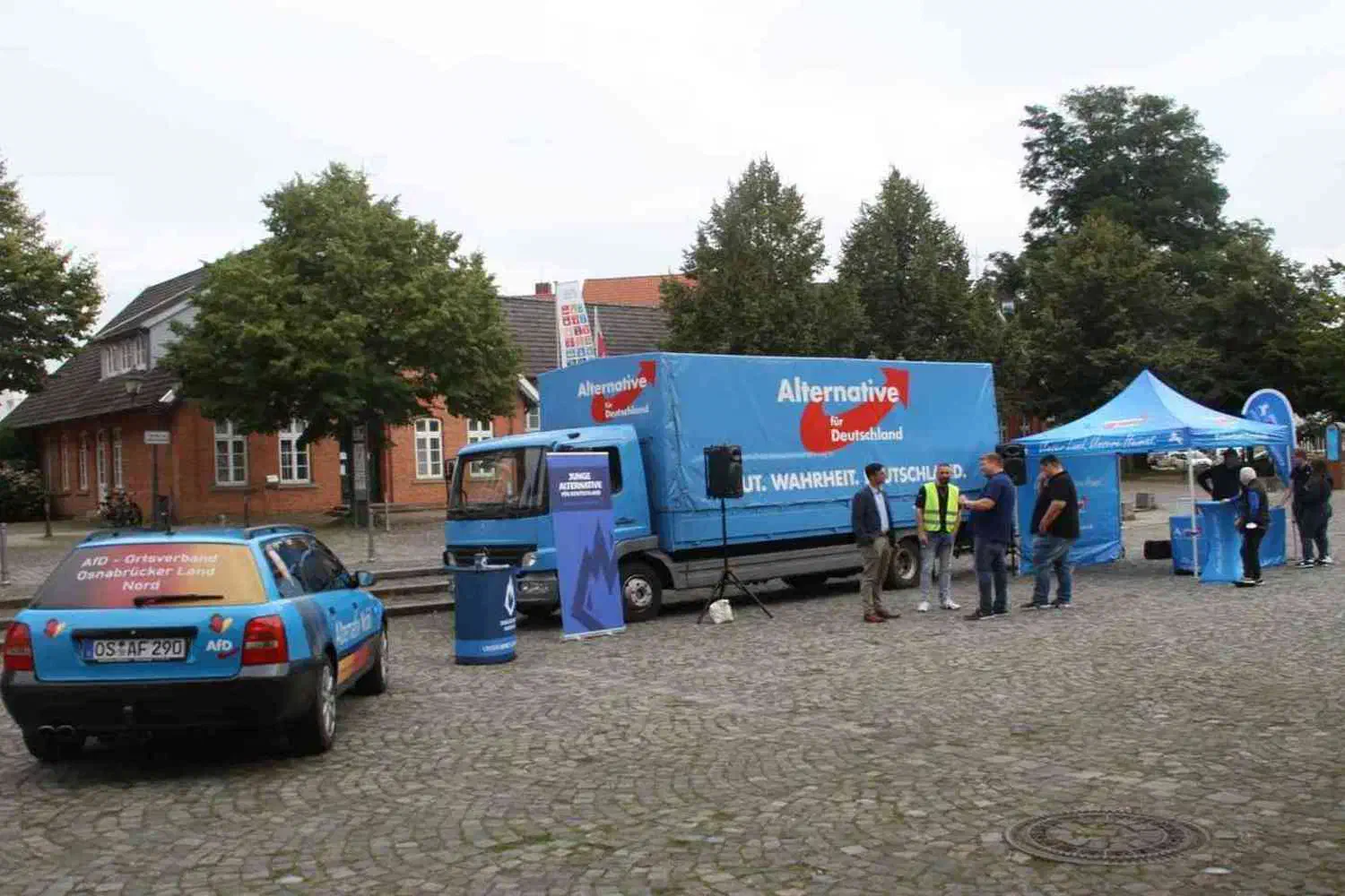 "Weit entfernt vom 21. Jahrhundert..." - 04.09.2021: Kundgebung der JA Niedersachsen in Bersenbrück