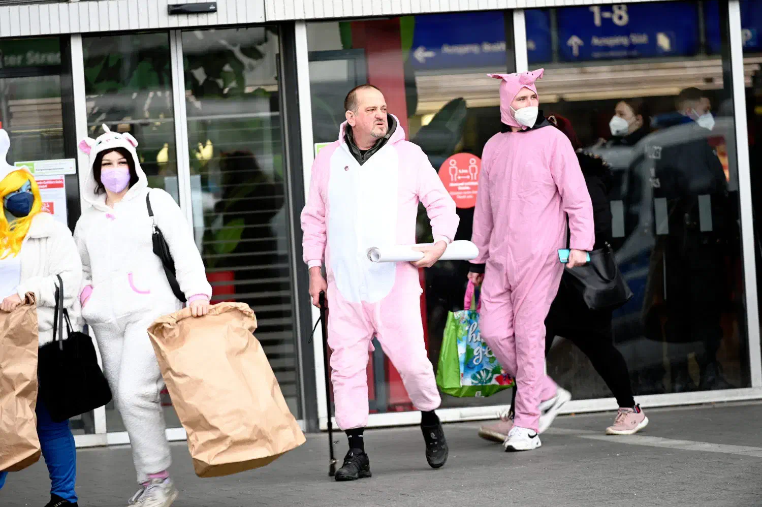 Neonazidemonstration in Braunschweig (Karneval)