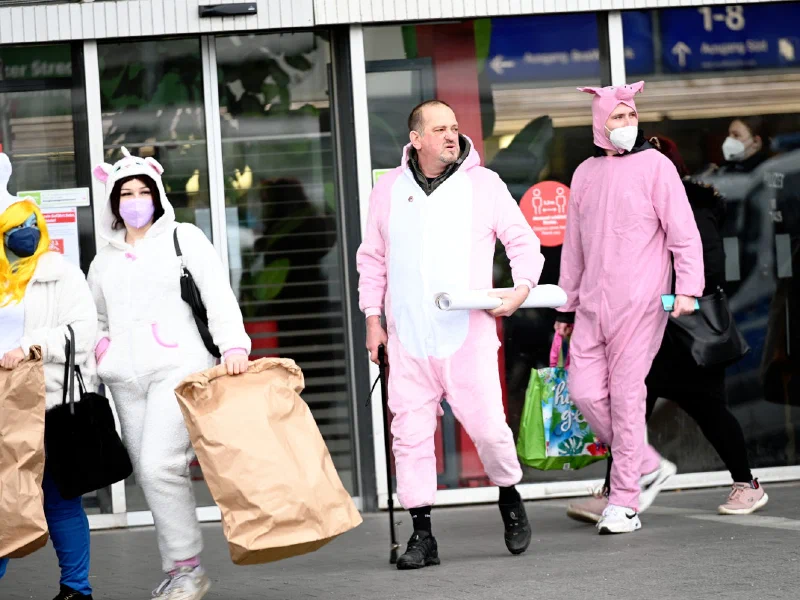 Neonazidemonstration in Braunschweig (Karneval)