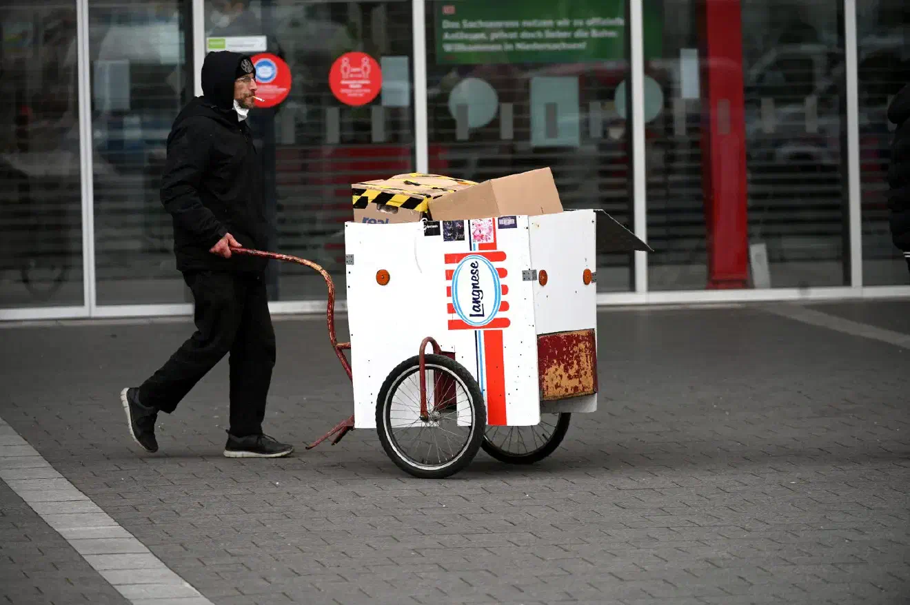 Beim Umzugswagen der "Karnevalsdemonstration" handelte es sich um einen Fahrradanhänger.