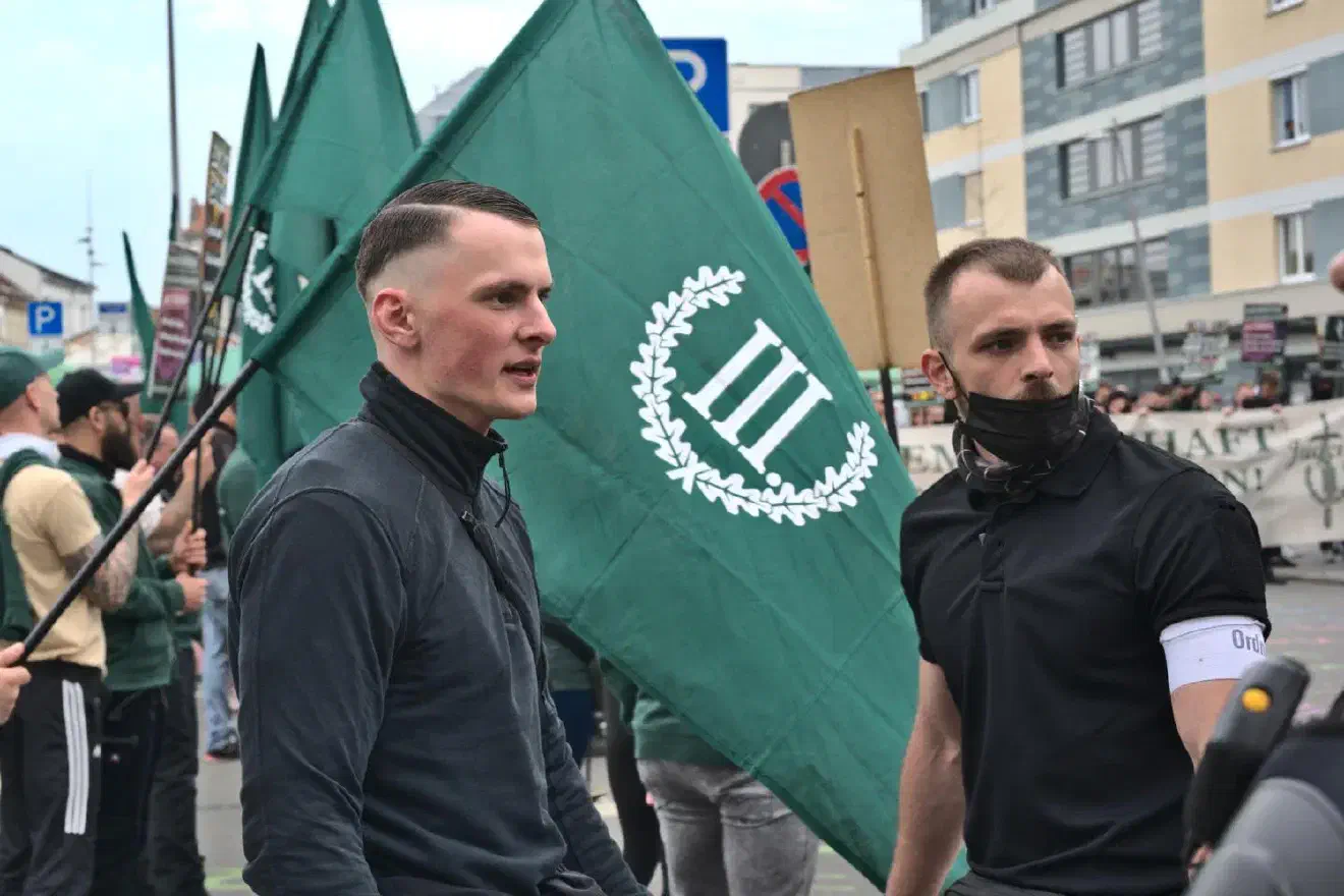 Journalist*innen wurden öfters bedrängt.