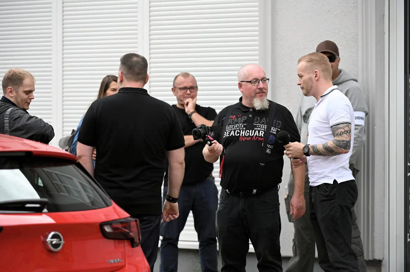 Ebenfalls vor Ort war das NPD-Bundevorstandsmitglied Alexander Neidlein aus Baden-Württemberg.