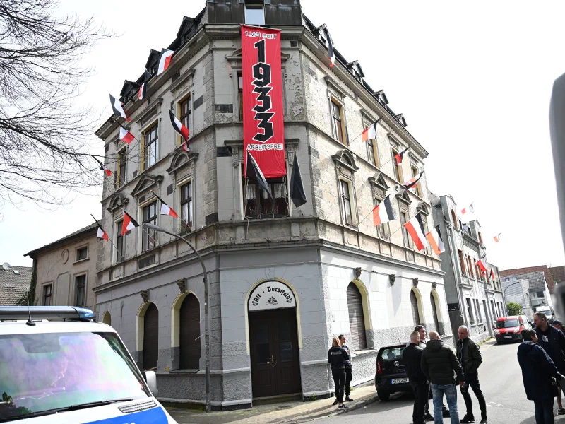Demonstration von Neonazis in Dortmund