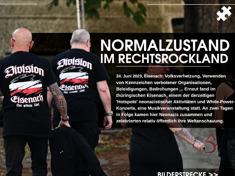 Normalzustand im Rechtsrockland: Neonazikonzert in Eisenach