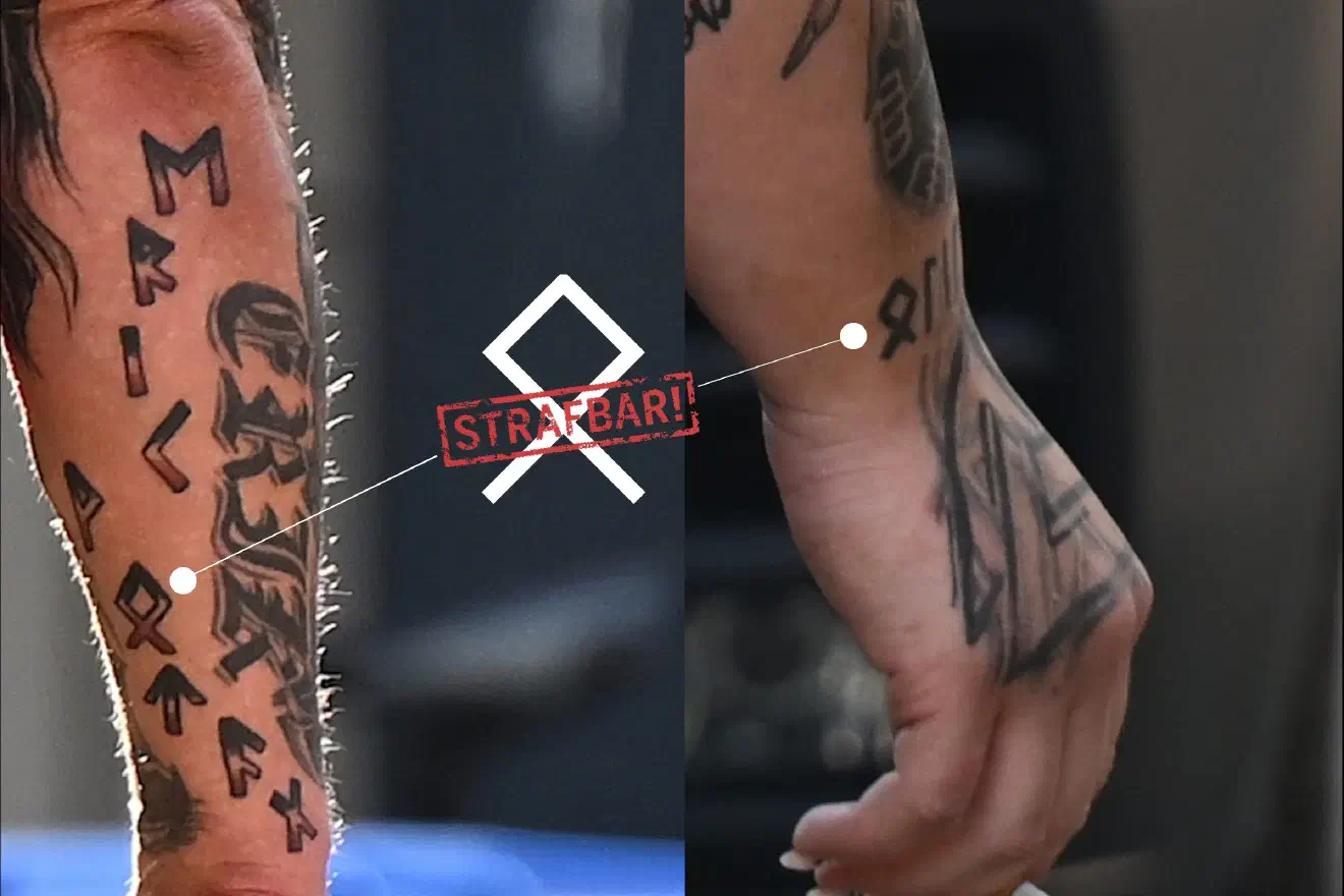 Wobei ein Abkleben der verbotenen Symbolik am vergangenen Wochende auch nicht wirklich nötig gewesen wäre. So verzichteten die eingesetzten Polizeikräfte auf eine nähere Überprüfung der Neonazis. Die Veranstaltenden werden es der Polizei gedankt haben - zahlreiche Neonazis konnten so verbotene Symbolik offen zur Schau stellen und den neonazistischen Charakter der Veranstaltung und die damit verbundene Menschenverachtung umso ausgelassener ausleben.