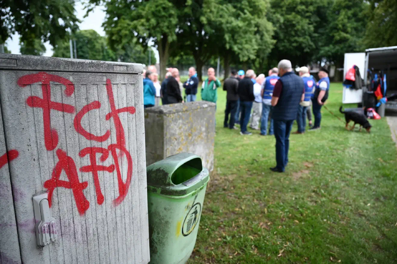 Im niedersächsischen Twistringen finden seit Monaten Demonstrationen der extrem rechten "Alternative für Deutschland" (AfD) statt.