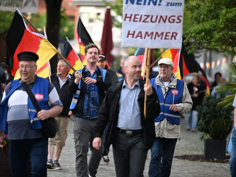 AfD-Demonstration in Twistringen
