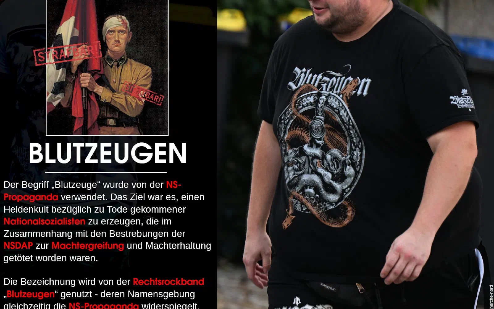 Tafel zu Blutzeugenkult