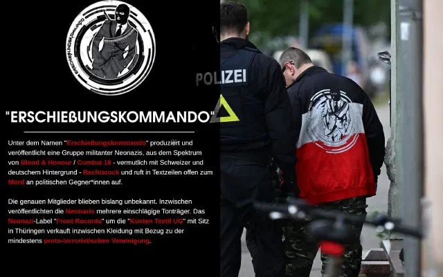 Tafel zu Erschießungskommando