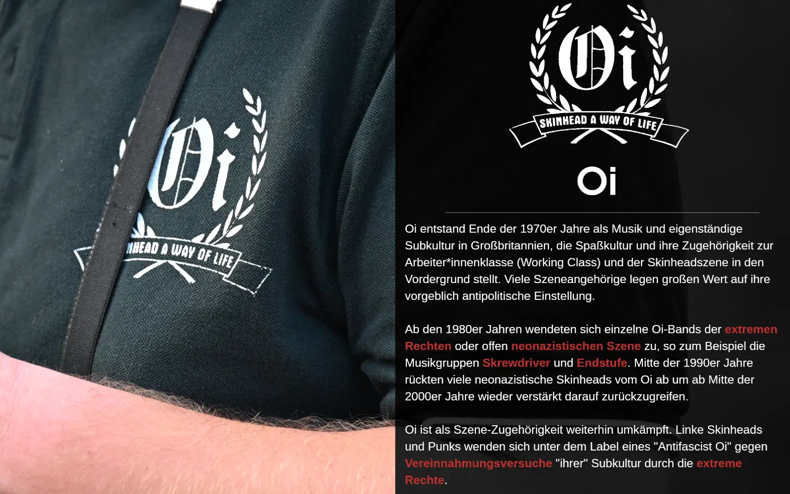 Tafel zu Oi!
