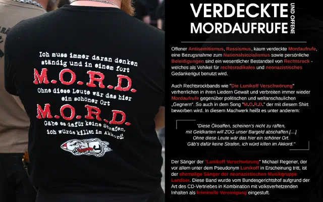 Tafel zu Mordaufrufe