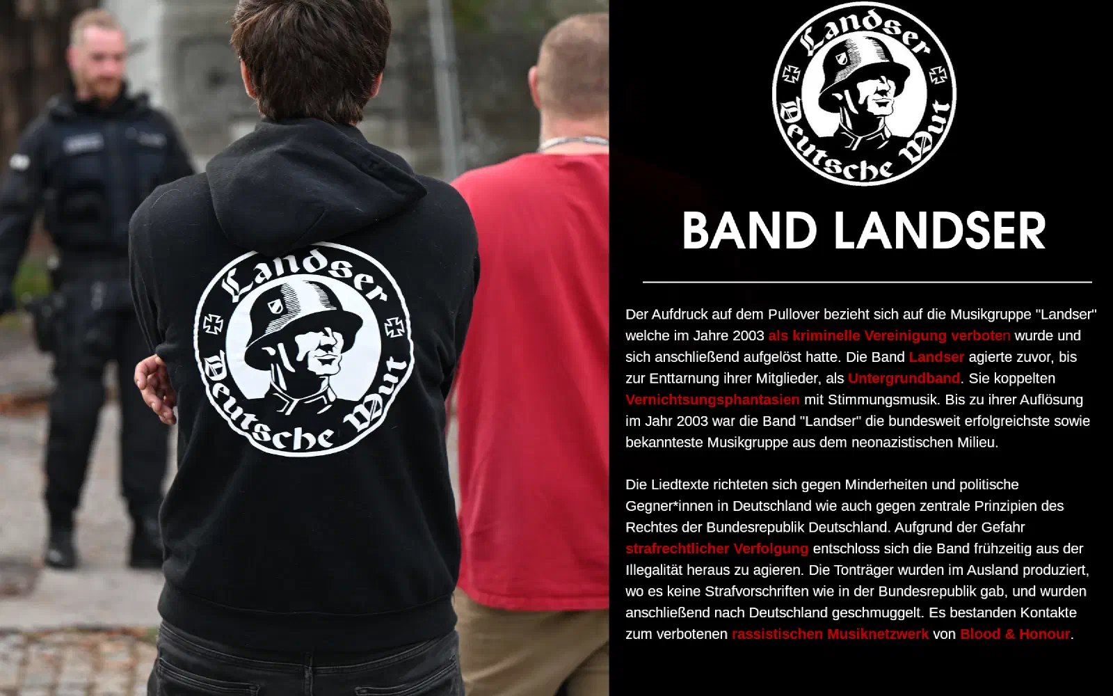 Tafel zu Landser (Band)
