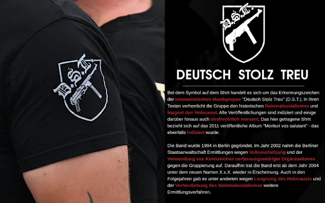 Tafel zu Deutsch Stolz Treu