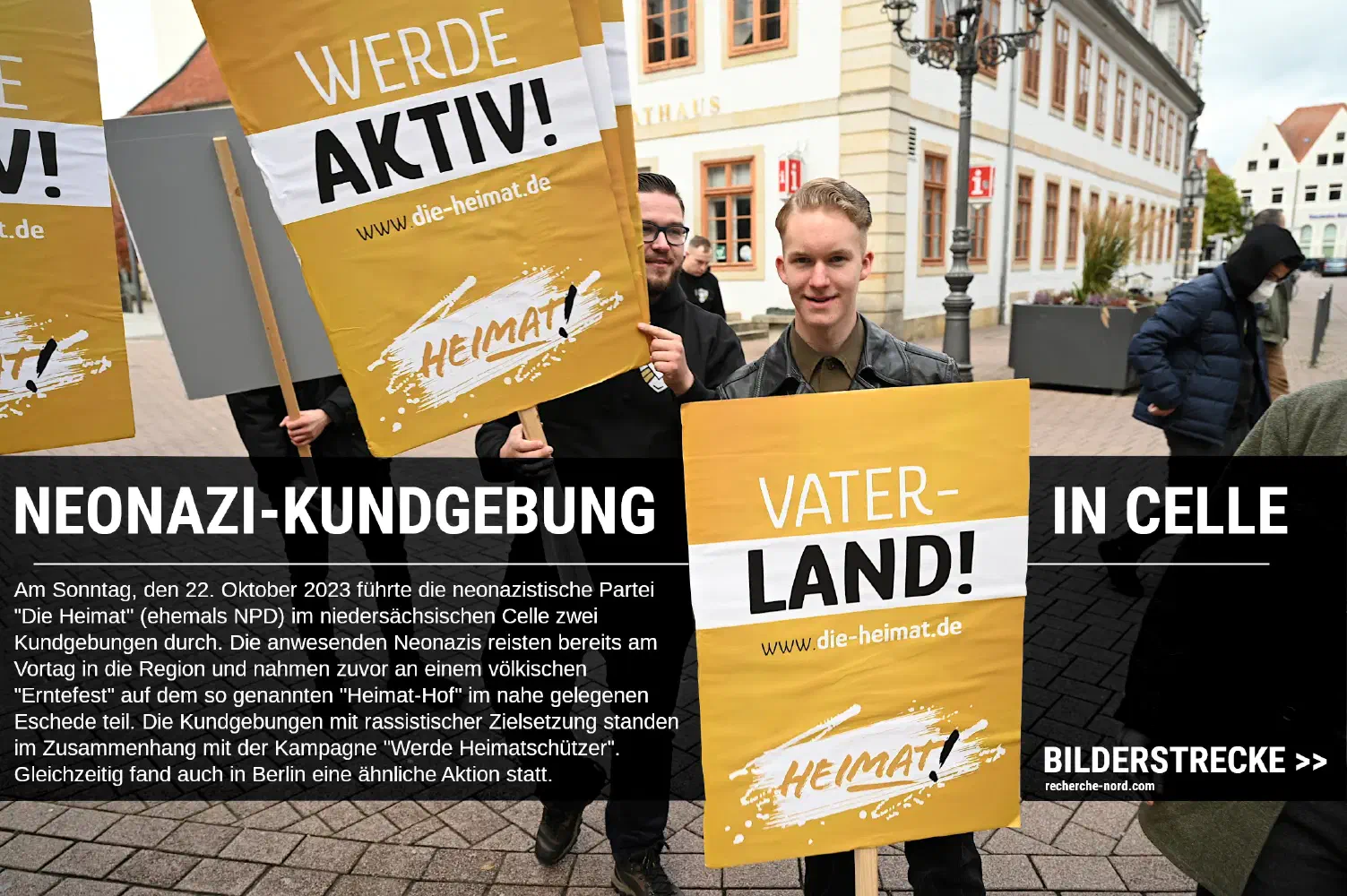 Neonazi-Kundgebungen in Celle