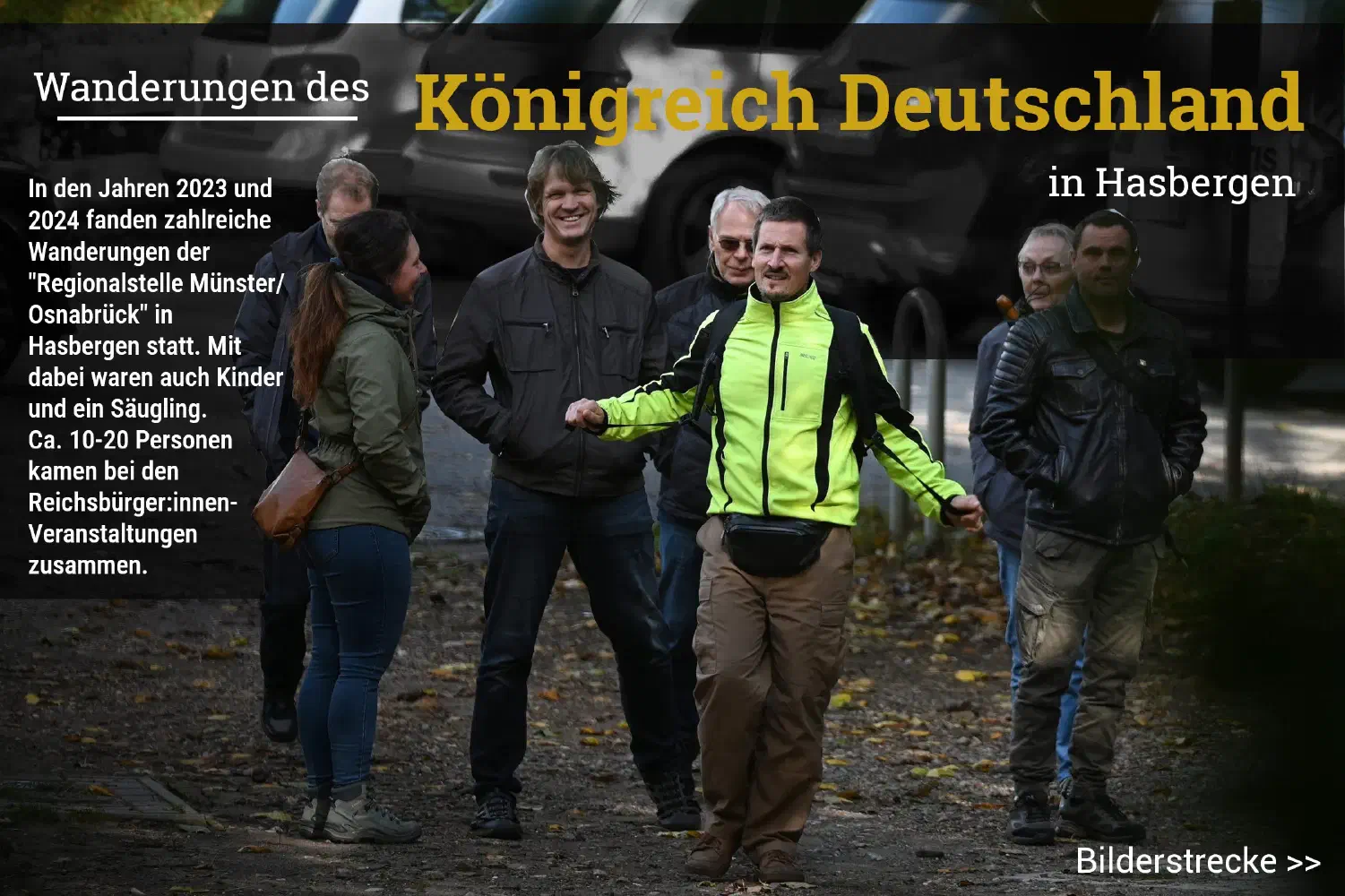 2023: Wanderungen des "Königreich Deutschland" in Hasbergen bei Osnabrück