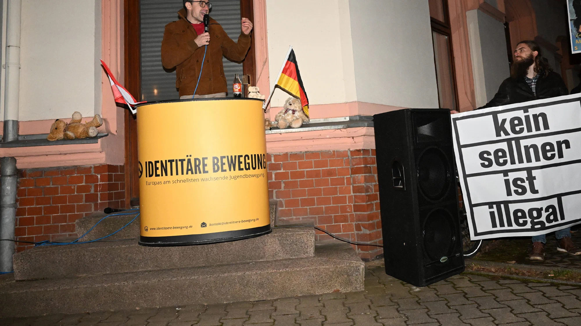 Kundgebung der Identitären Bewegung in Chemnitz