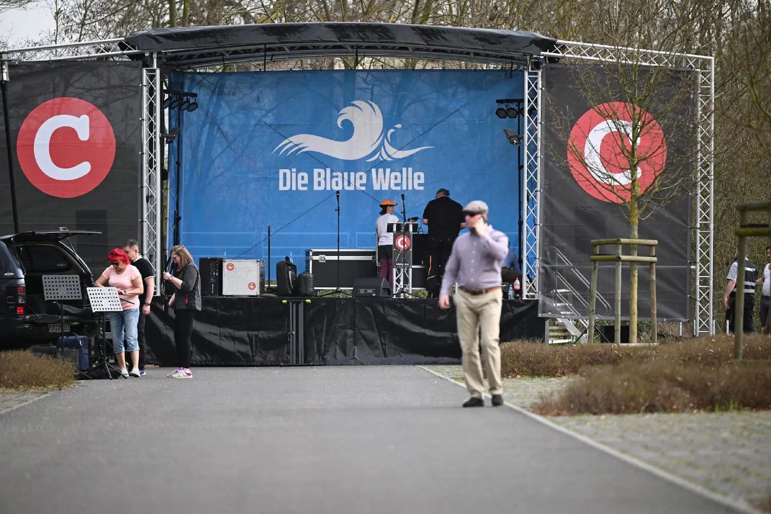Veranstaltung "Die Blaue Welle" vom COMPACT-Magazin in Velten