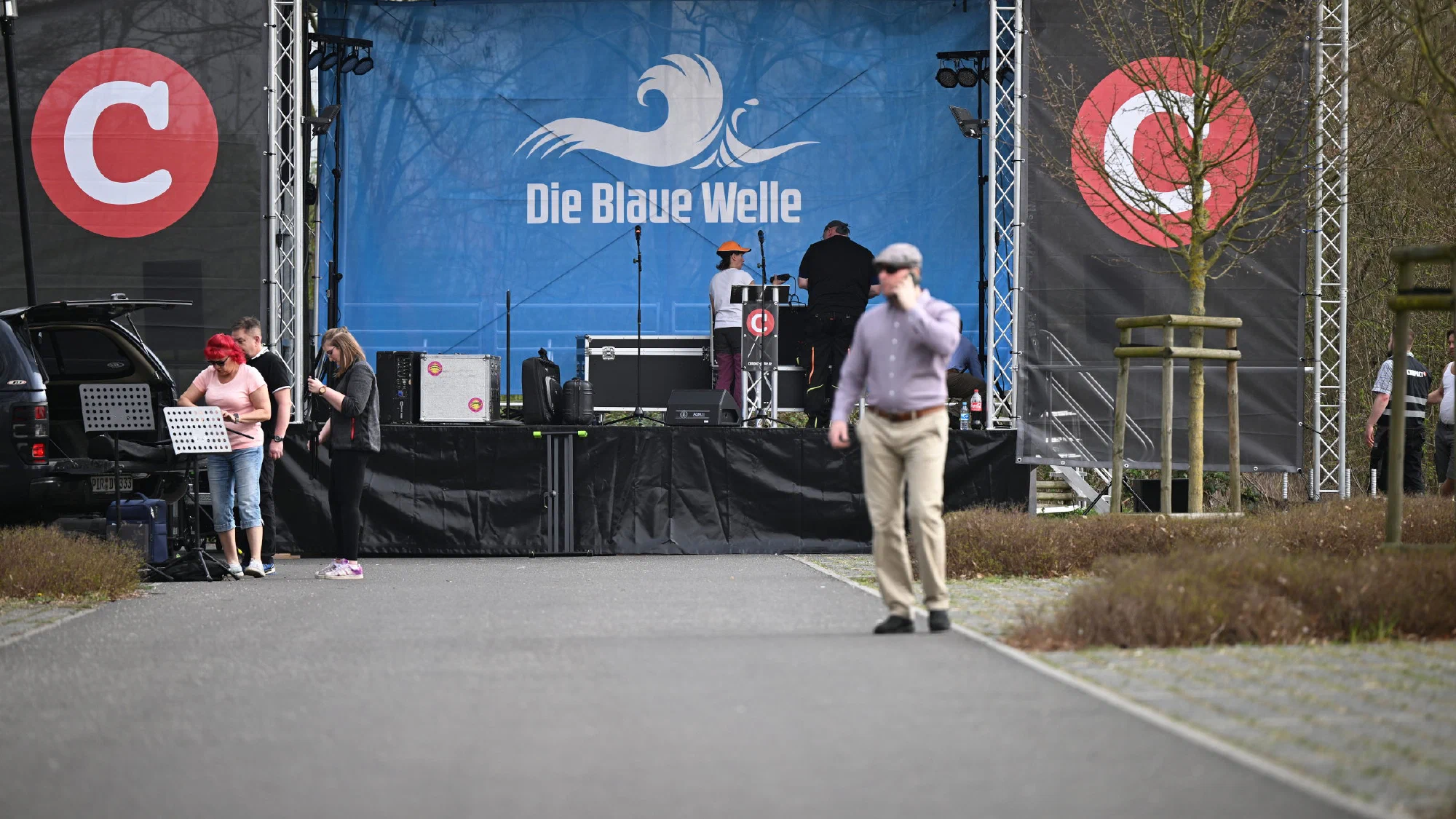 Veranstaltung "Die Blaue Welle" vom COMPACT-Magazin in Velten