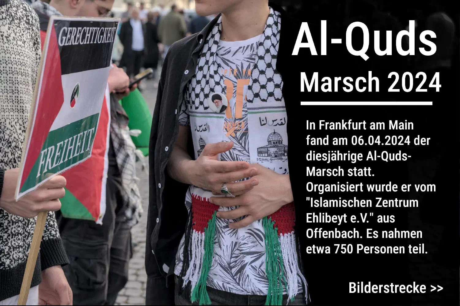 Al-Quds-Marsch in Frankfurt