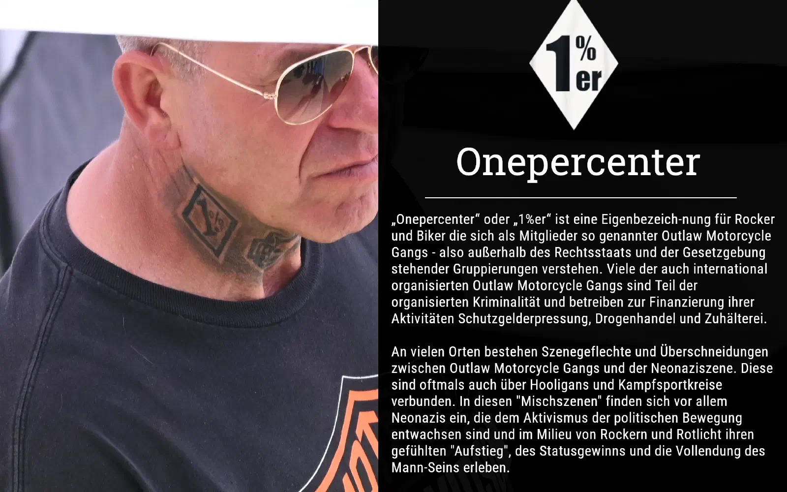 Tafel zu One Percent