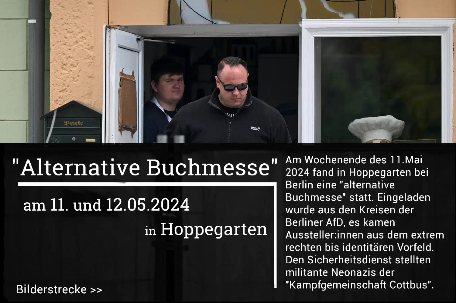 "Alternative Buchmesse" in Hoppegarten