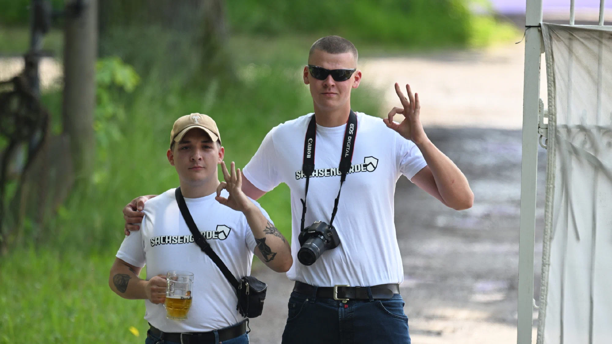 Treffen der "Identitären Bewegung" mit der Jungen Alternative in Sachsen