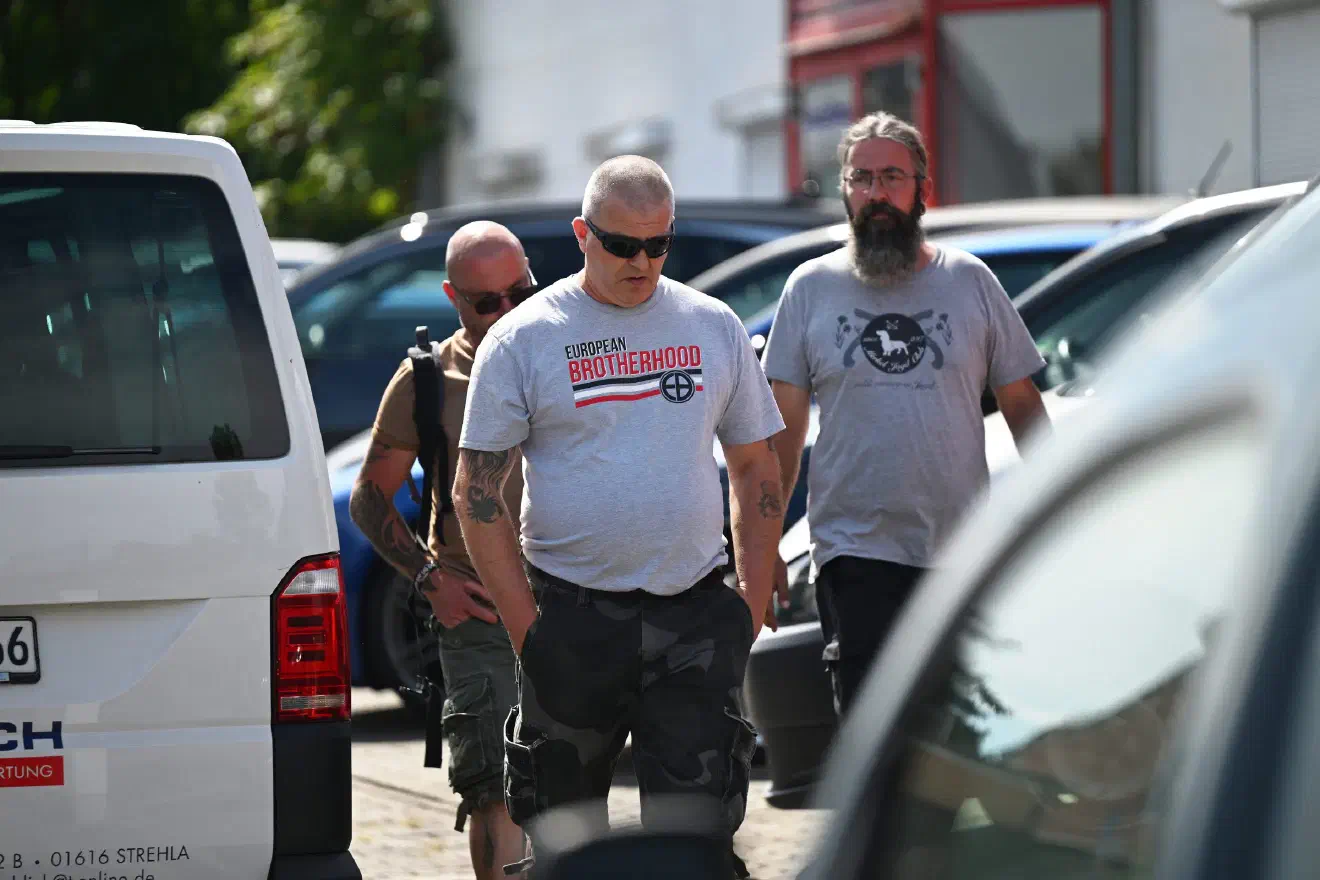 Über einhundert Neonazis aus ganz Deutschland kamen hier zusammen.