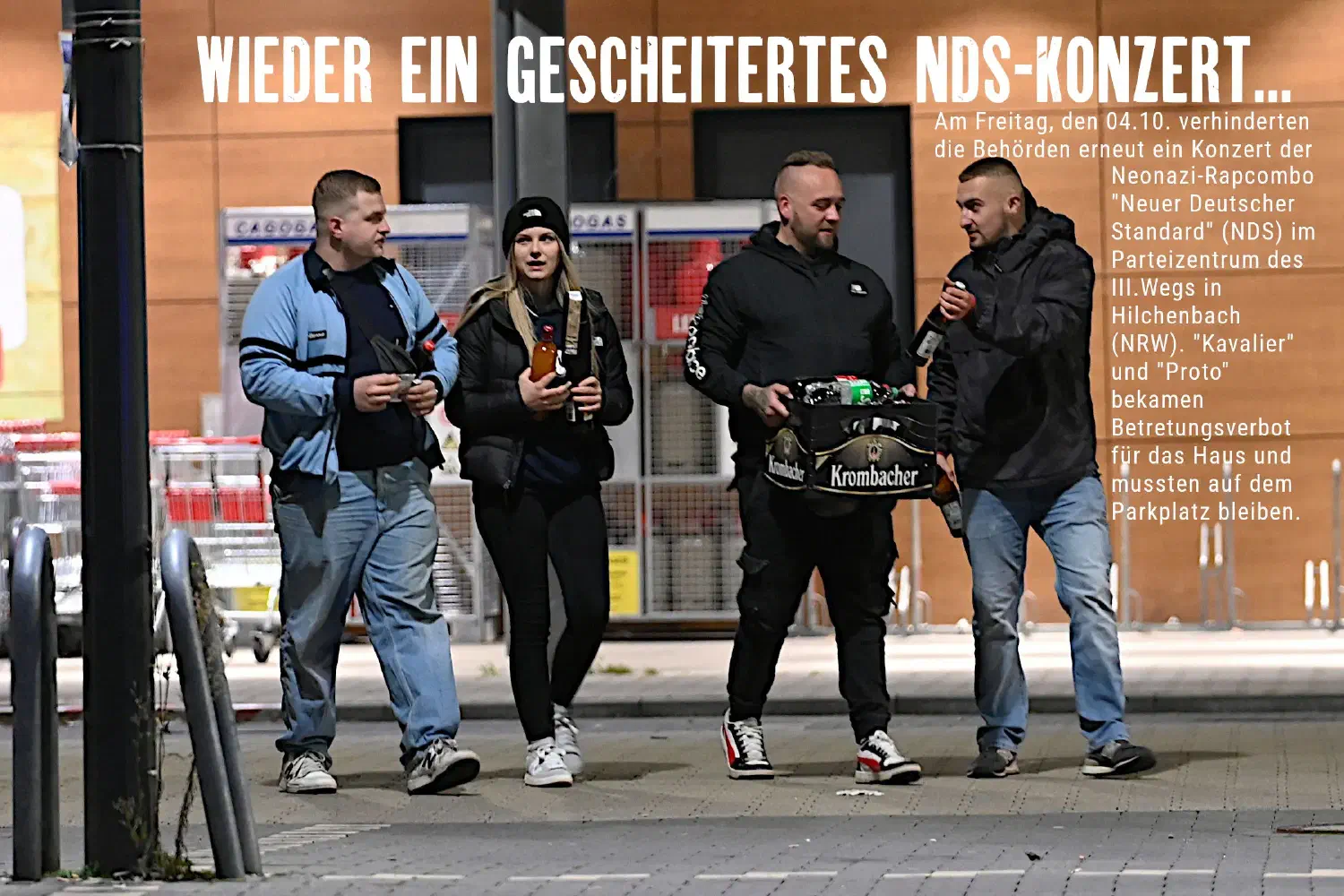 Gescheitertes Konzert von NDS in Hilchenbach