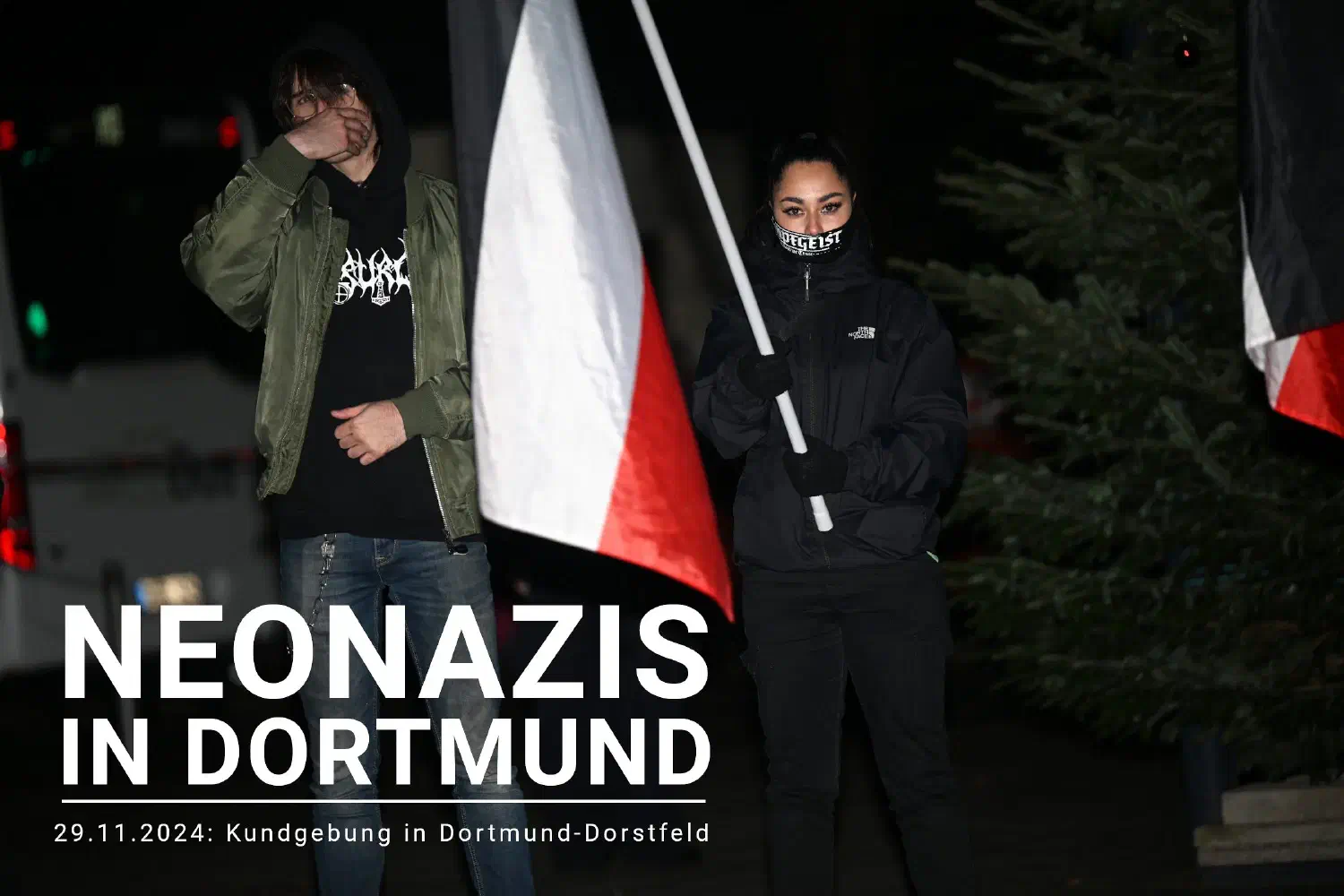 Kundgebung von Neonazis in Dortmund Dorstfeld
