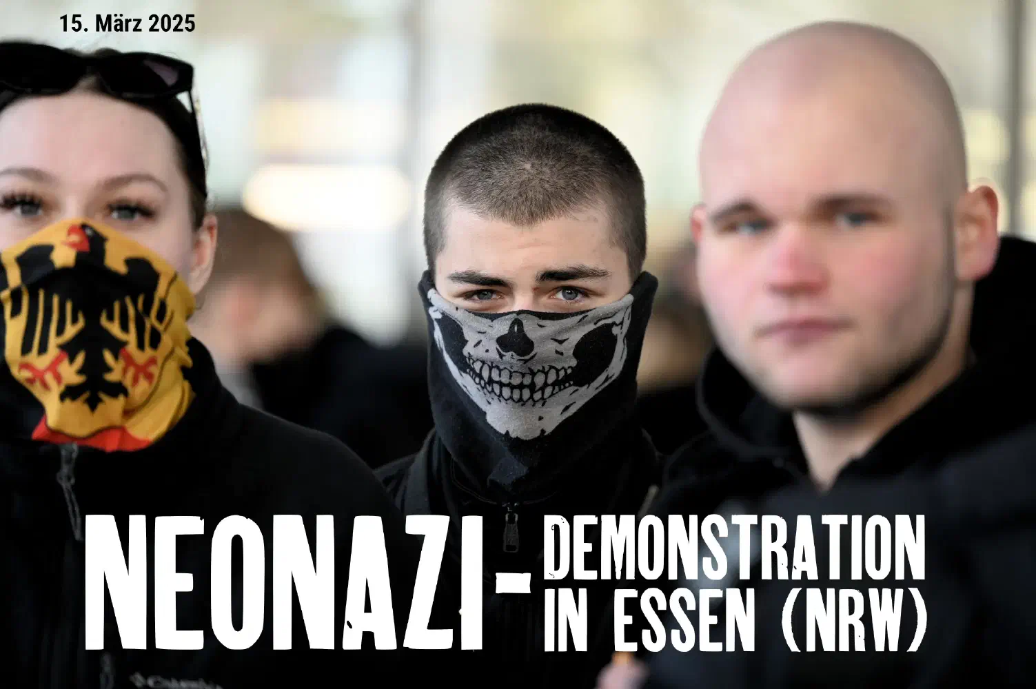 "Neue Deutsche Jugend": Neonazi-Demonstration in Essen, NRW