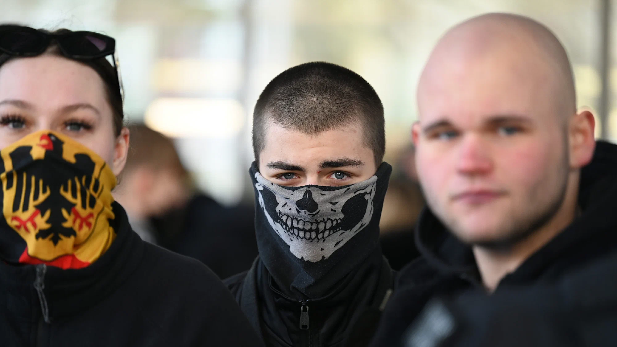 "Neue Deutsche Jugend": Neonazi-Demonstration in Essen, NRW