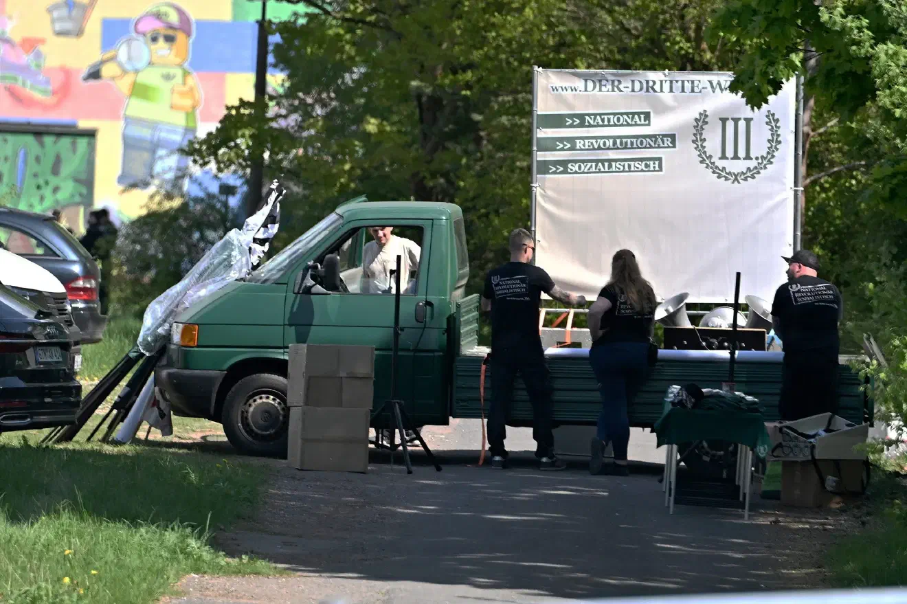 Am 01.Mai 2025 veranstaltete die neonazistische Kleinstpartei "Der III.Weg" eine Demonstration in Suhl (Thüringen).