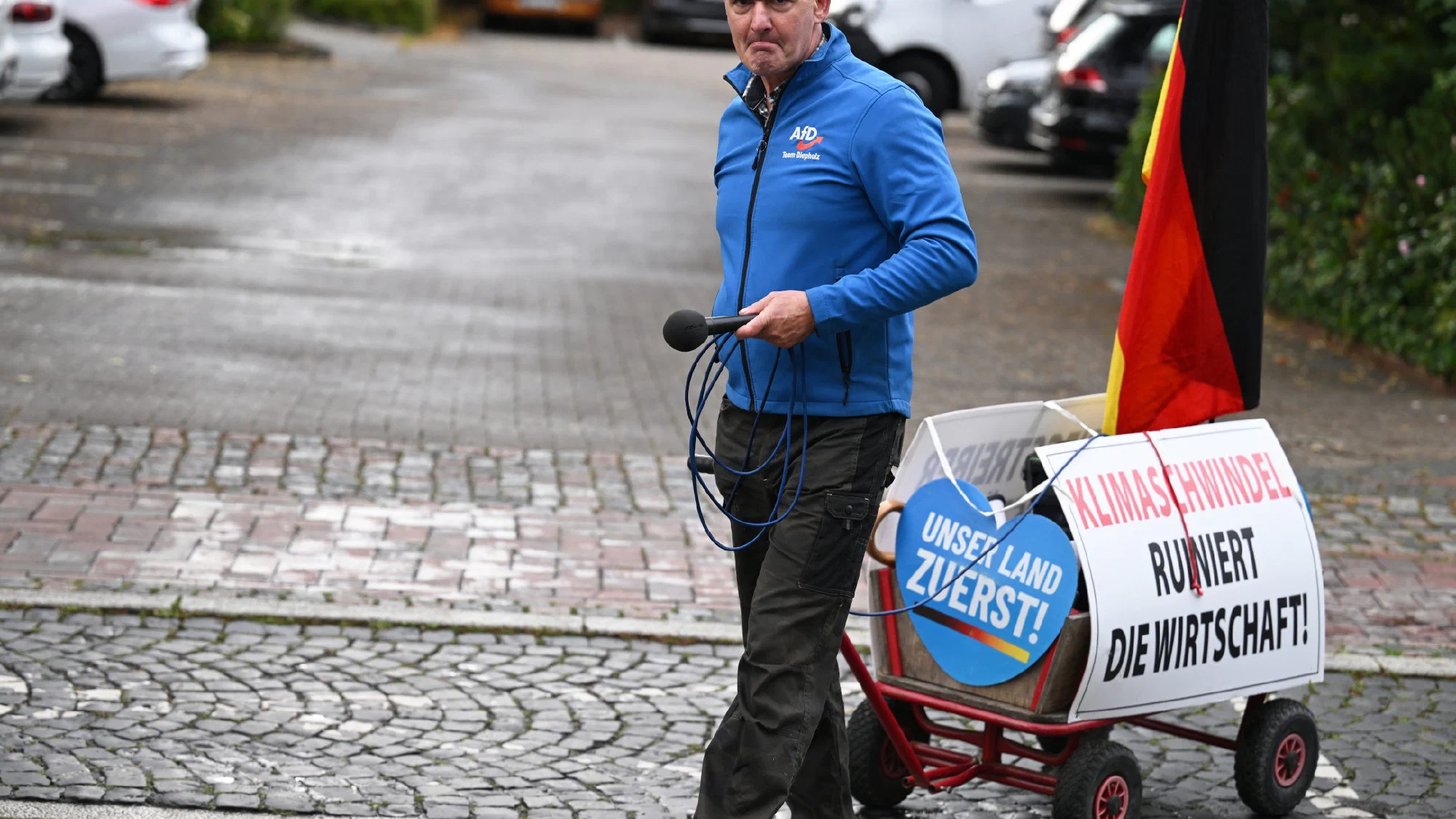 AfD-Demonstration in Bassum