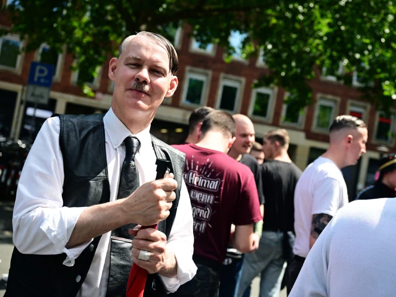 Demonstration von Neonazis in Münster