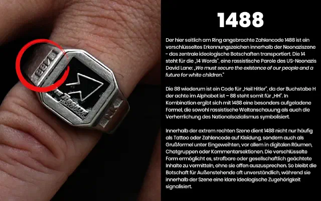 Tafel zu Code 1488