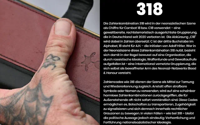 Tafel zu Code 318